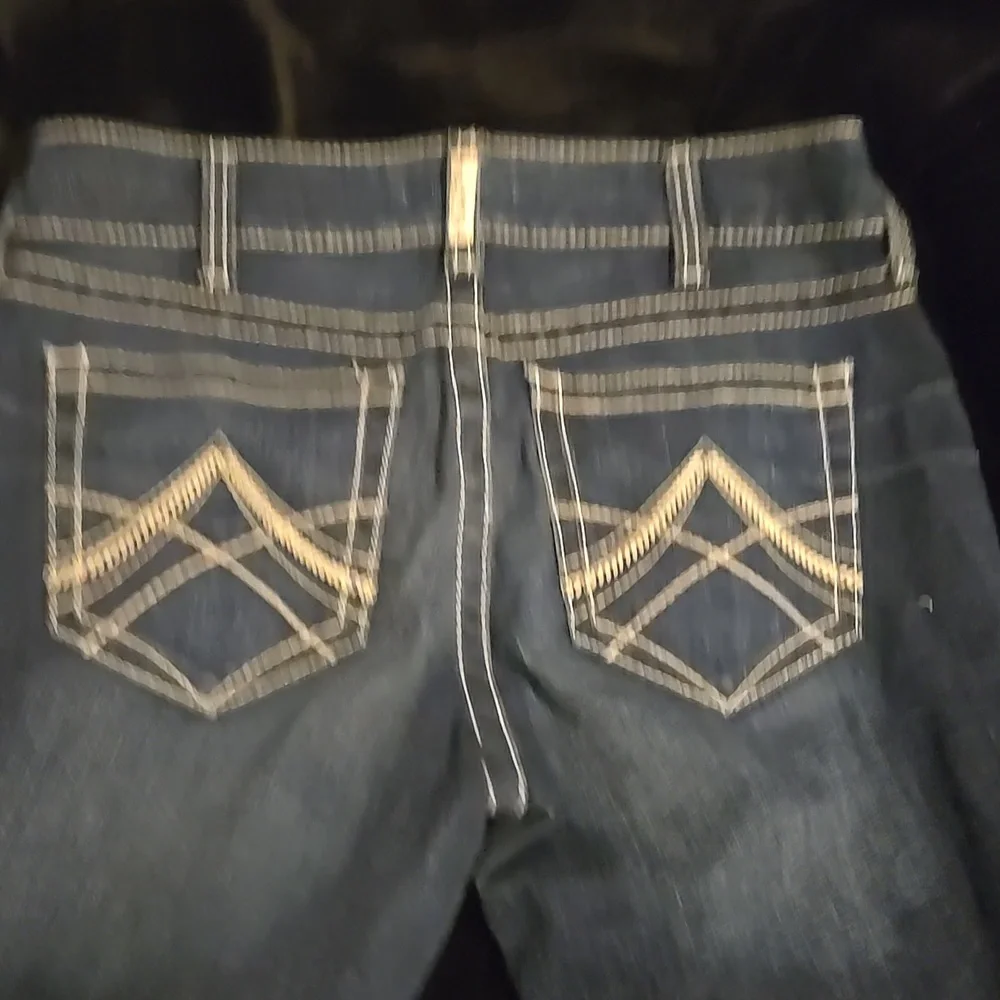 Ariat Men's Dark Indigo Bootcut Jeans - Picture 3 of 5